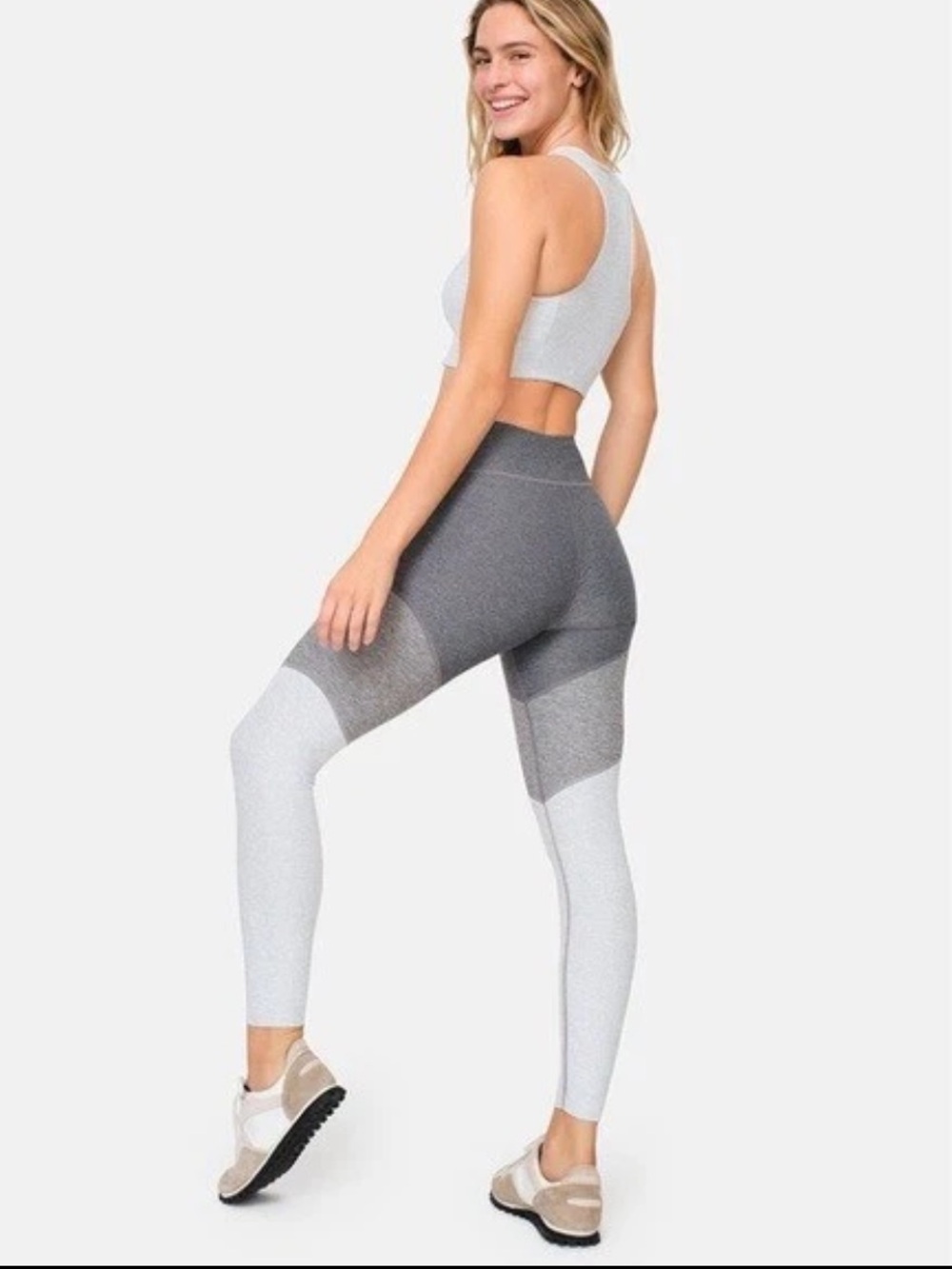 Outdoor Voices 7/8 Springs Leggings Graphite Gray Yoga Gym Womens Medium